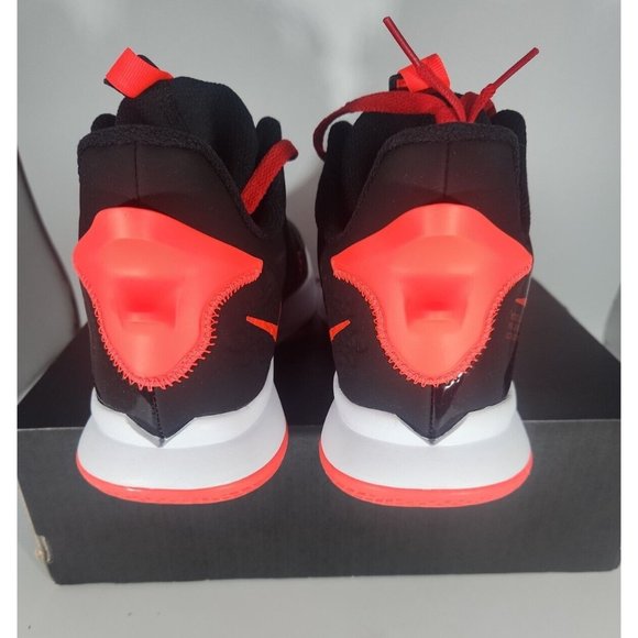 Men\'s Nike LeBron Witness 5 Basketball Shoes Black Red Mens 11 CQ9380-005
